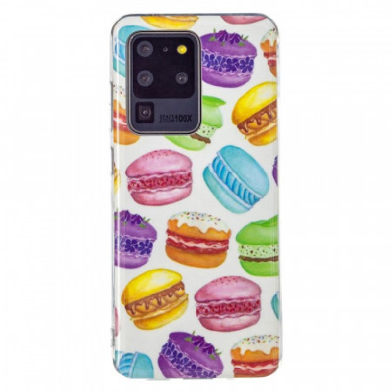 Kuori Samsung Galaxy S20 Ultra Fluoresoivat Makaroonit