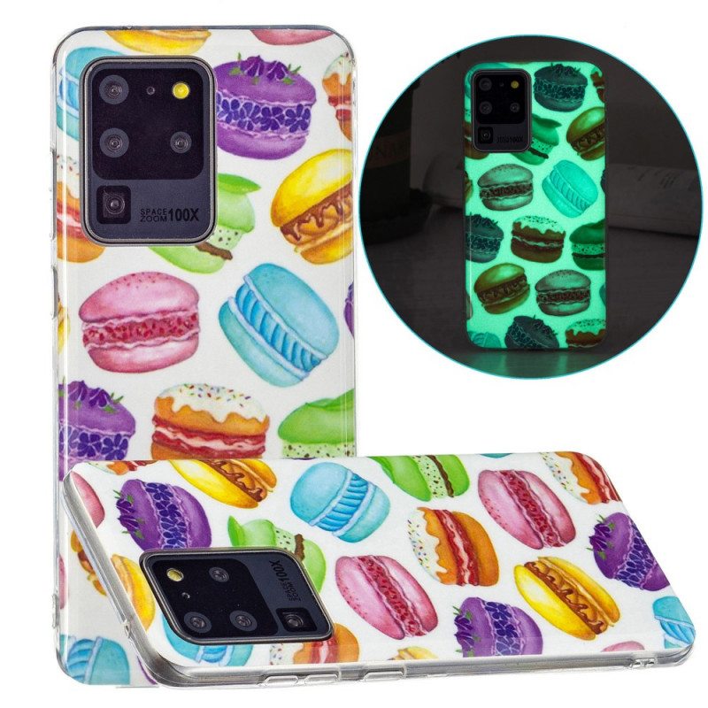 Kuori Samsung Galaxy S20 Ultra Fluoresoivat Makaroonit