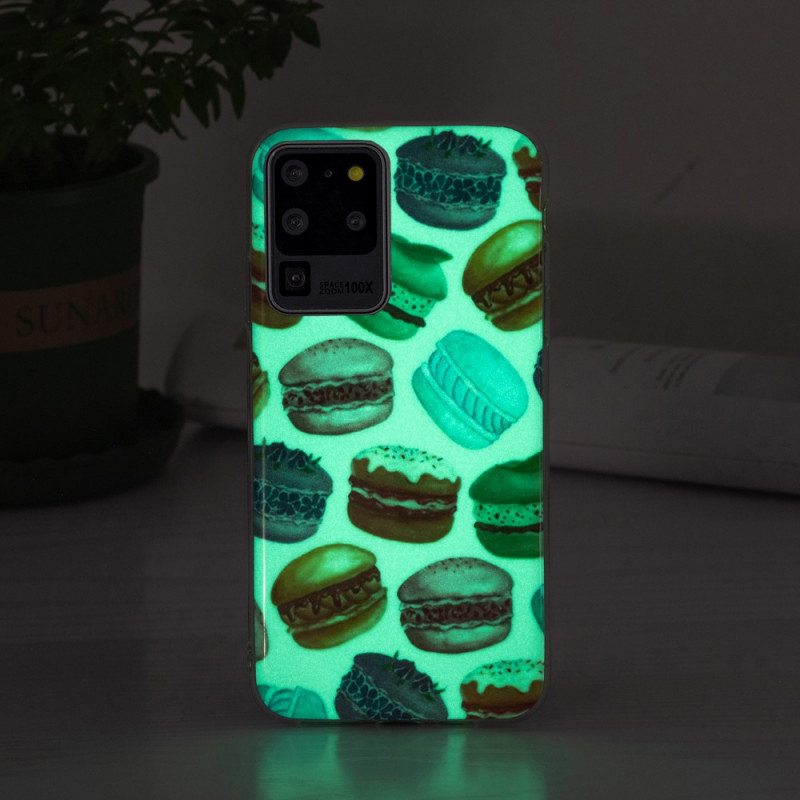 Kuori Samsung Galaxy S20 Ultra Fluoresoivat Makaroonit
