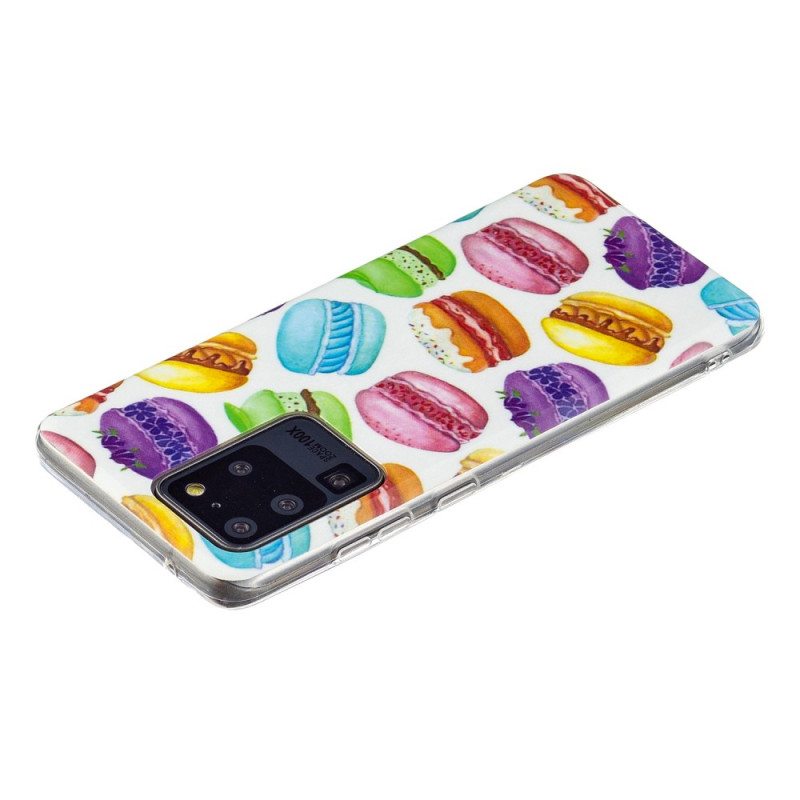 Kuori Samsung Galaxy S20 Ultra Fluoresoivat Makaroonit