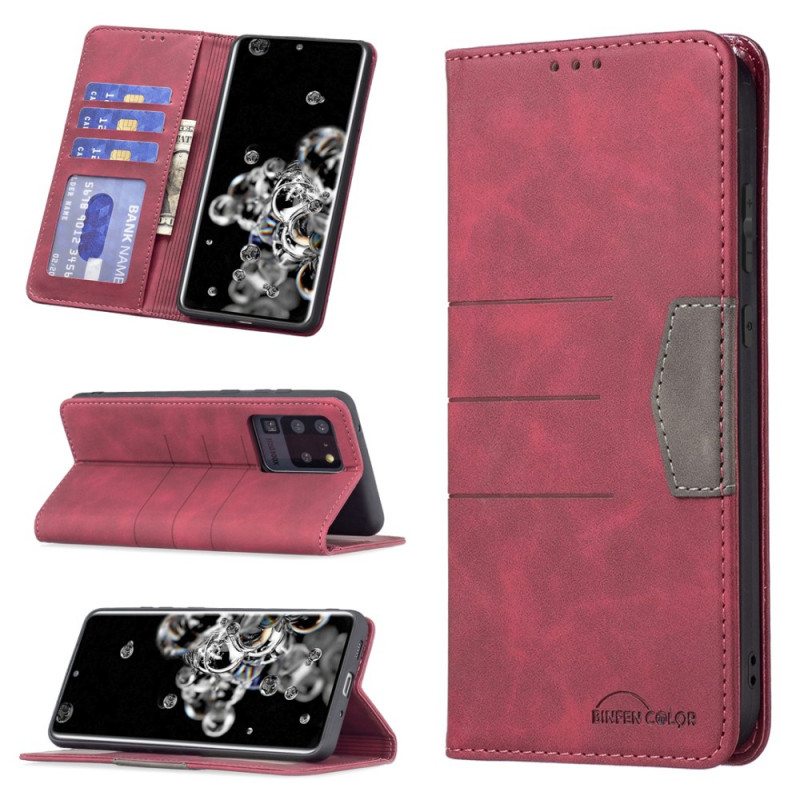 Puhelinkuoret Samsung Galaxy S20 Ultra Kotelot Flip Binfen Väri