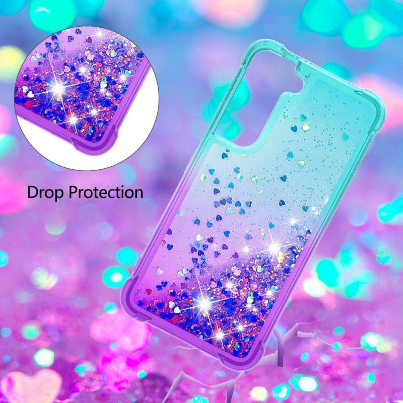 Case Samsung Galaxy S22 5G Paljetit Värit