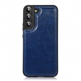 Kuori Samsung Galaxy S22 5G Suunniteltu Nahkainen Korttiteline