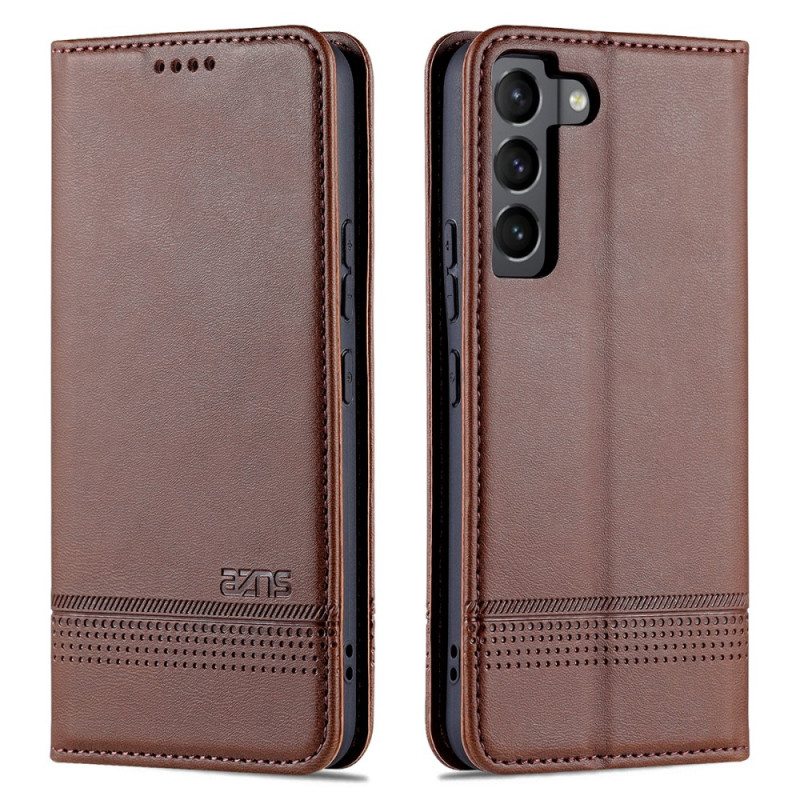 Puhelinkuoret Samsung Galaxy S22 5G Kotelot Flip Azns-nahkamuotoilu