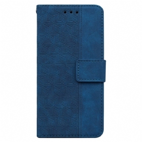 Nahkakotelo Oppo Reno 8 Lite Suojaketju Kuori Hihnallinen Kuvio