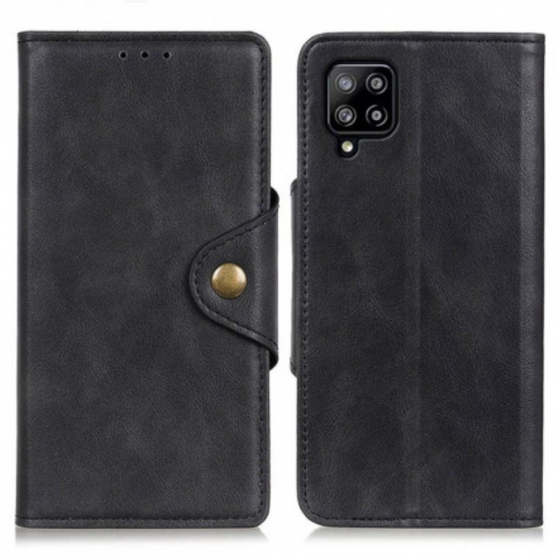 Kotelot Samsung Galaxy A22 Keinonahkainen Nappi