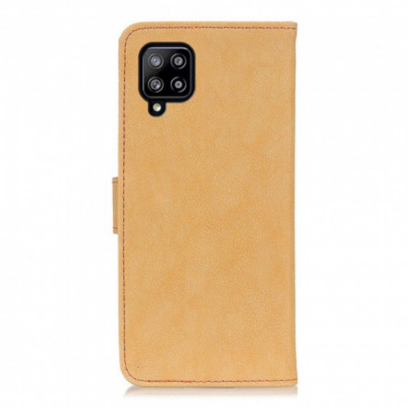 Kotelot Samsung Galaxy A22 Khazneh Retro Halkaistu Keinonahka