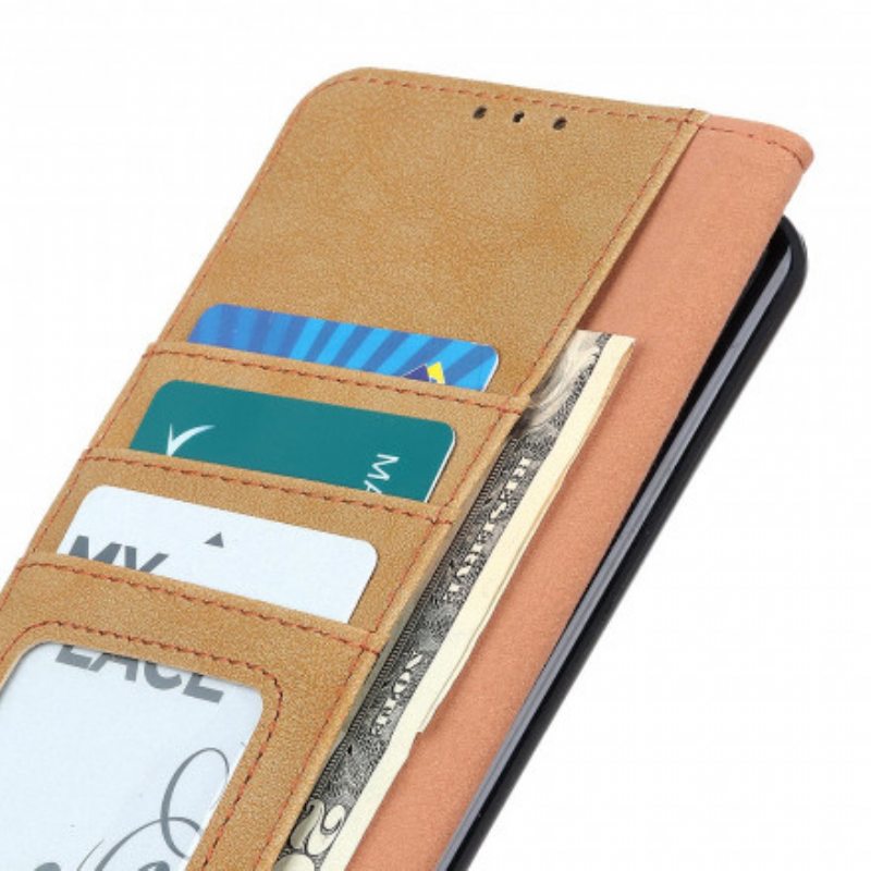 Kotelot Samsung Galaxy A22 Khazneh Retro Halkaistu Keinonahka