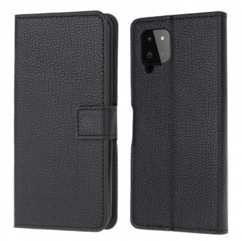 Kotelot Samsung Galaxy A22 Litchi Grain -nahkaefekti