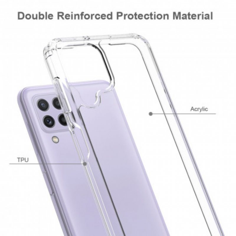 Kuori Samsung Galaxy A22 Läpinäkyvä Hybridi