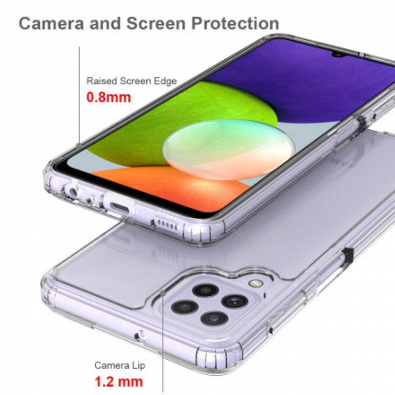 Kuori Samsung Galaxy A22 Läpinäkyvä Hybridi