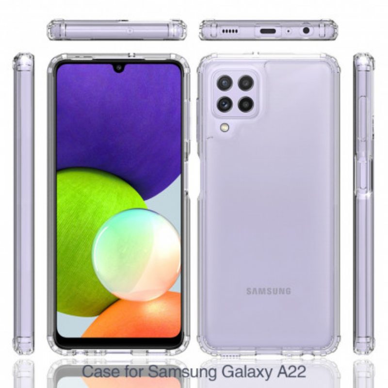 Kuori Samsung Galaxy A22 Läpinäkyvä Hybridi