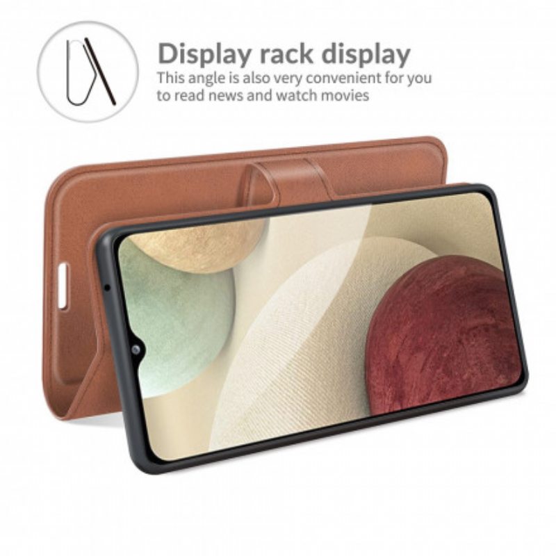 Nahkakotelo Samsung Galaxy A22 Keinonahka Ohut