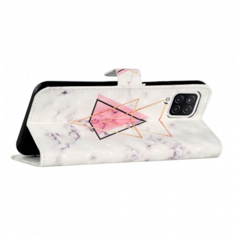 Nahkakotelo Samsung Galaxy A22 Paljettikolmio
