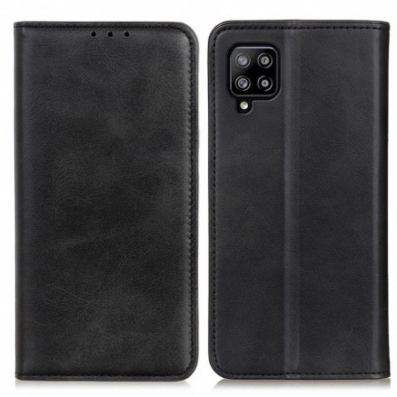 Puhelinkuoret Samsung Galaxy A22 Kotelot Flip Aitoa Haljattua Nahkaa