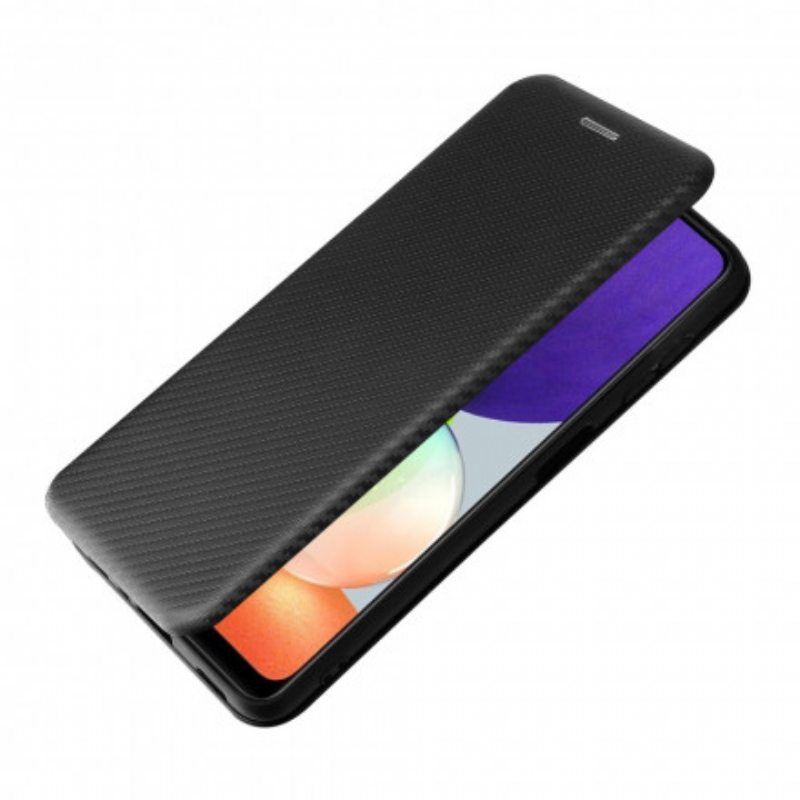 Puhelinkuoret Samsung Galaxy A22 Kotelot Flip Hiilikuitu