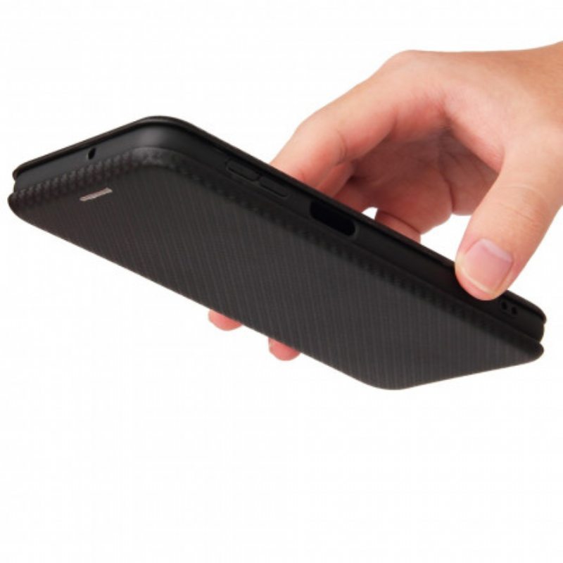 Puhelinkuoret Samsung Galaxy A22 Kotelot Flip Hiilikuitu
