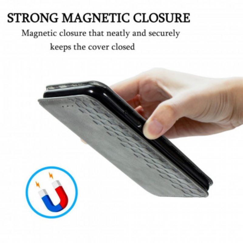 Puhelinkuoret Samsung Galaxy A22 Kotelot Flip Nahkaefekti Diamond Texture