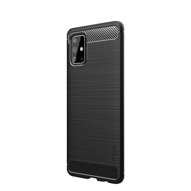 Case Samsung Galaxy A71 Mofi Harjattu Hiilikuitu