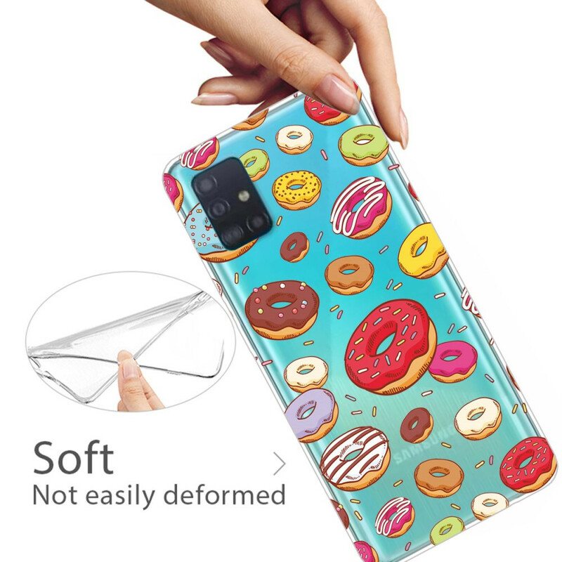 Case Samsung Galaxy A71 Rakasta Munkkeja