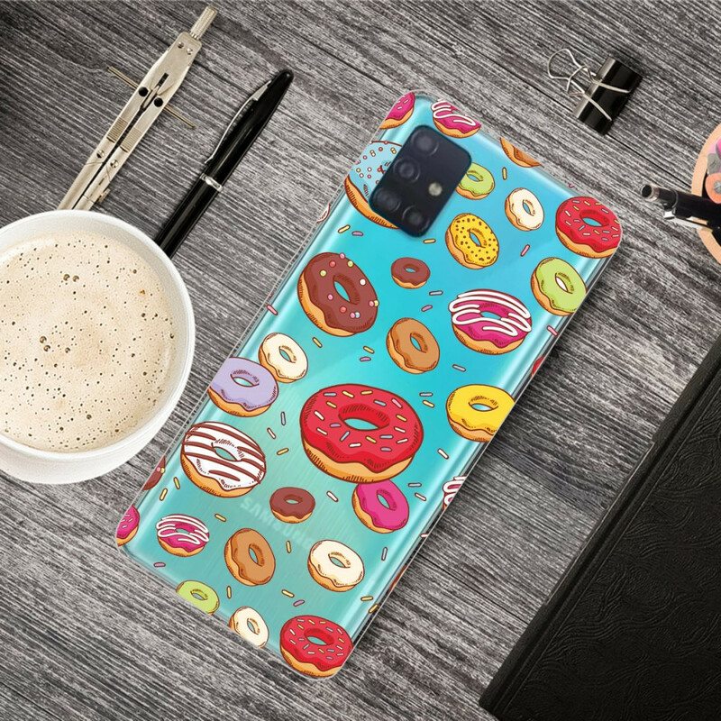 Case Samsung Galaxy A71 Rakasta Munkkeja