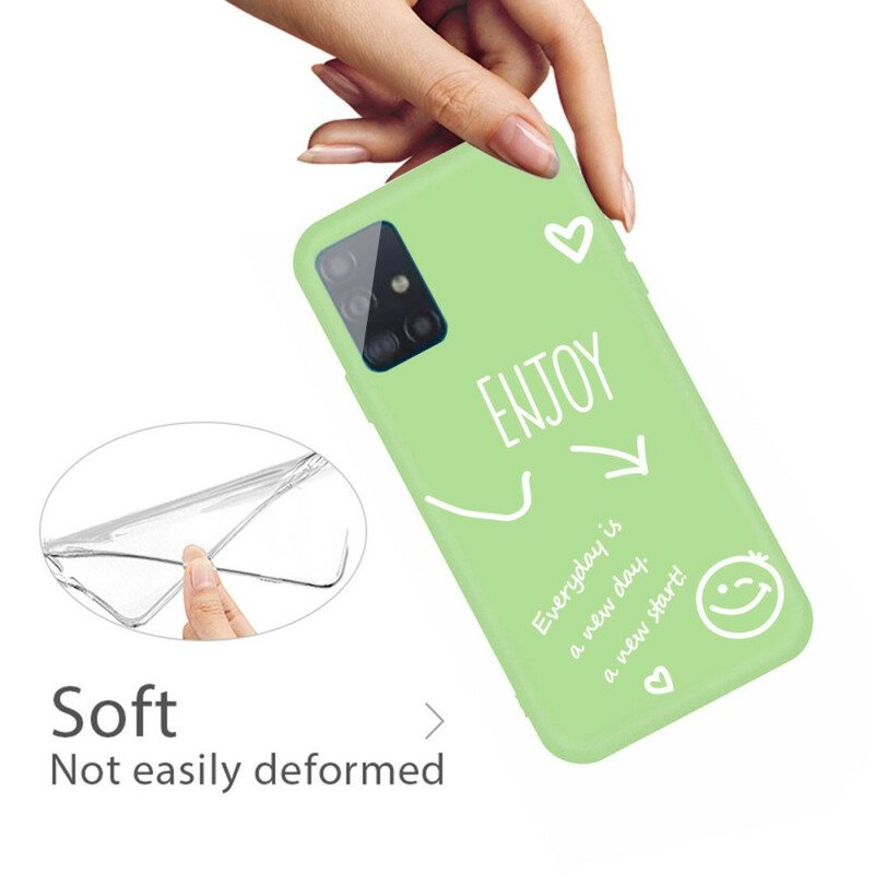 Case Samsung Galaxy A71 Silikoni Nauti