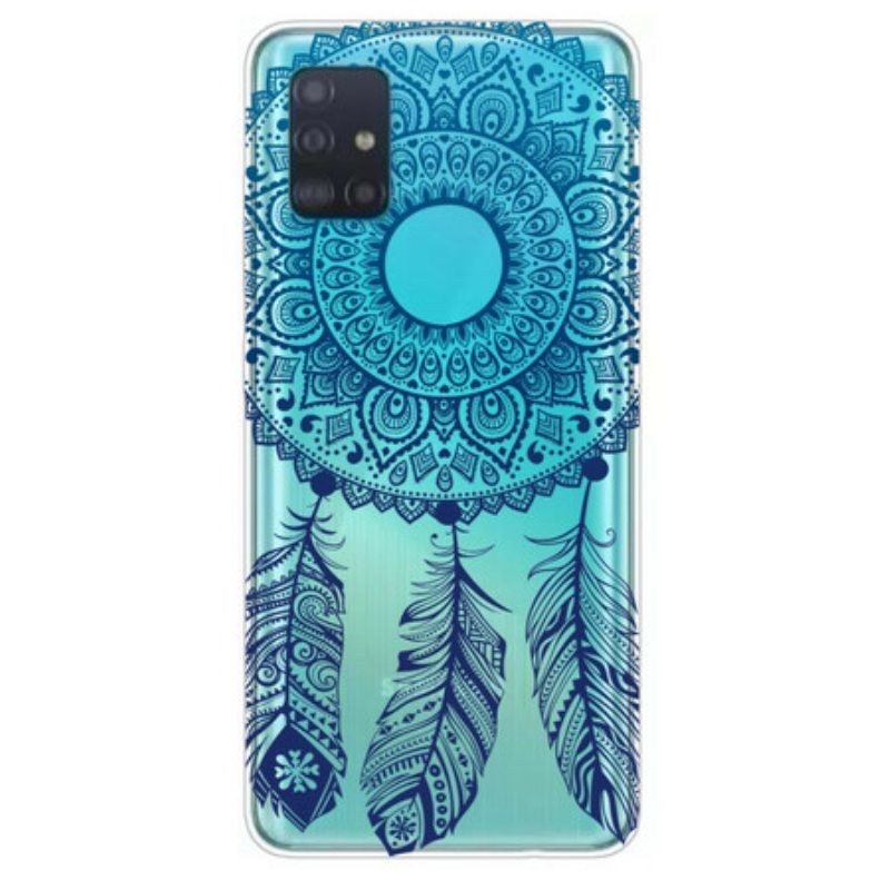 Case Samsung Galaxy A71 Yksikukkainen Mandala