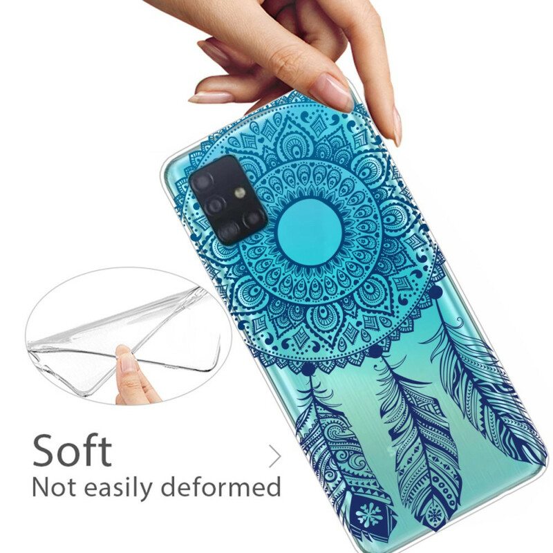 Case Samsung Galaxy A71 Yksikukkainen Mandala