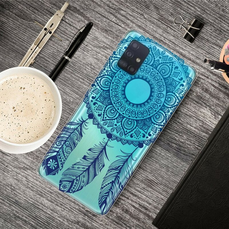 Case Samsung Galaxy A71 Yksikukkainen Mandala