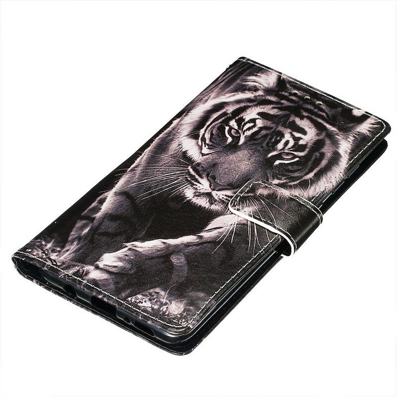 Flip Case Samsung Galaxy A71 Yön Tiikeri