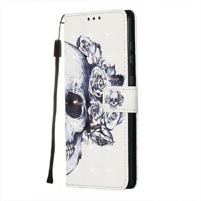 Kotelot Samsung Galaxy A71 Kukkainen Kallo