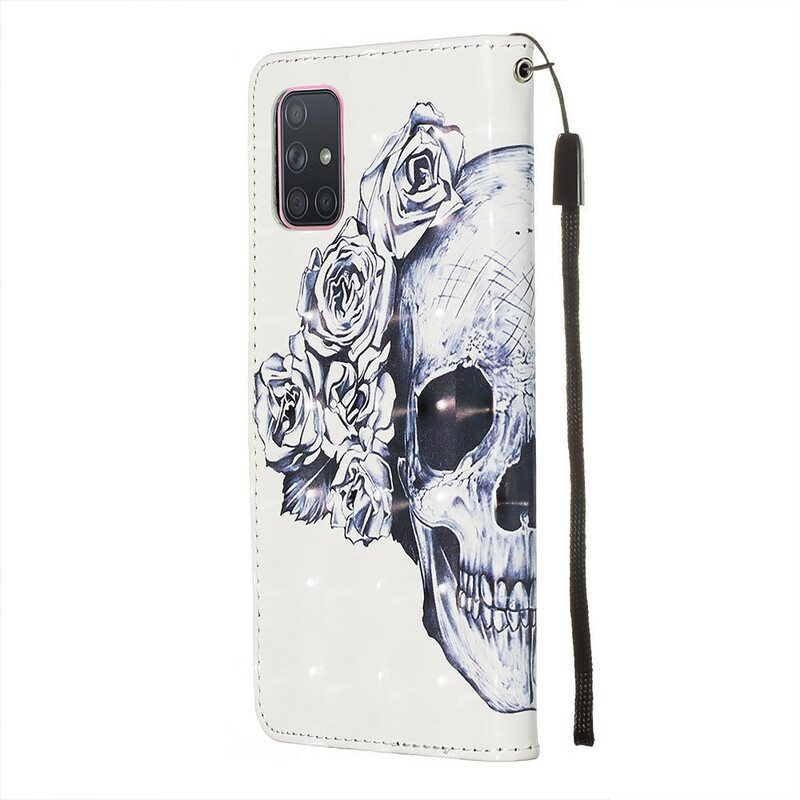 Kotelot Samsung Galaxy A71 Kukkainen Kallo
