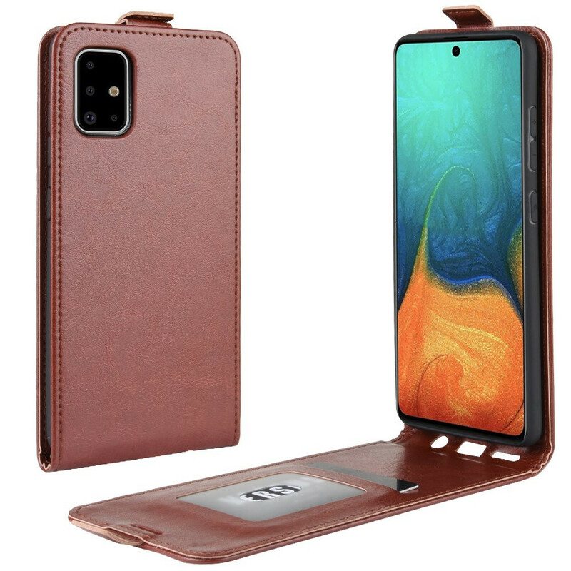Kotelot Samsung Galaxy A71 Taittuva Nahkaefekti