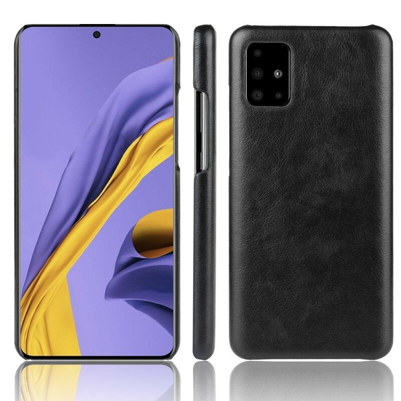 Kuori Samsung Galaxy A71 Litsi-nahkaefekti