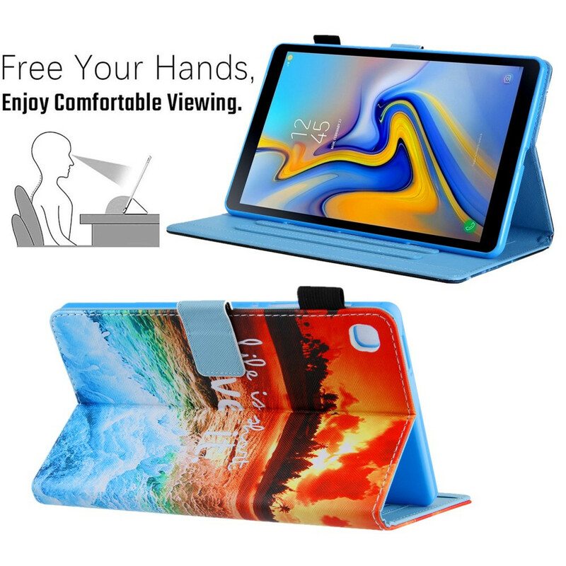 Kotelot Samsung Galaxy Tab A7 Lite Elämä On Lyhyt Auringonlasku