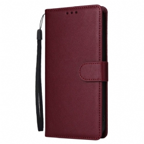 Kotelot Realme C61 Yksivärinen Tekonahka Suojakuori