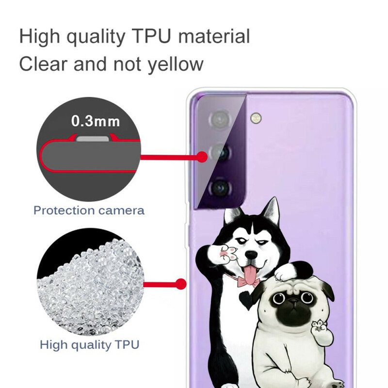 Case Samsung Galaxy S21 FE Hauskoja Koiria