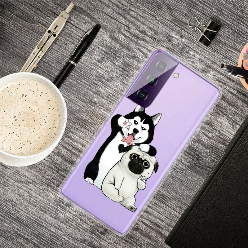 Case Samsung Galaxy S21 FE Hauskoja Koiria