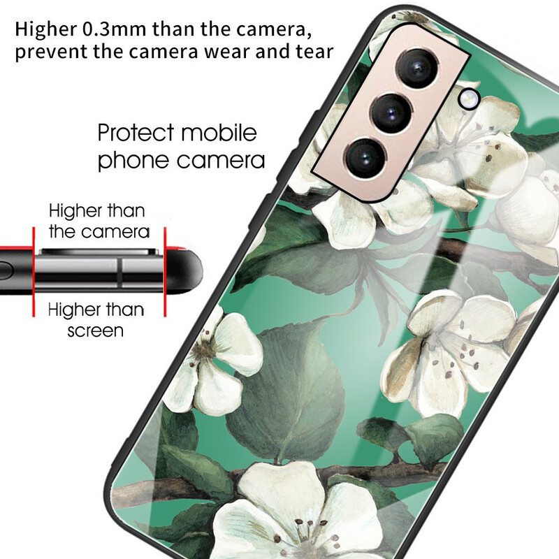Case Samsung Galaxy S21 FE Kasviskarkaistu Lasi