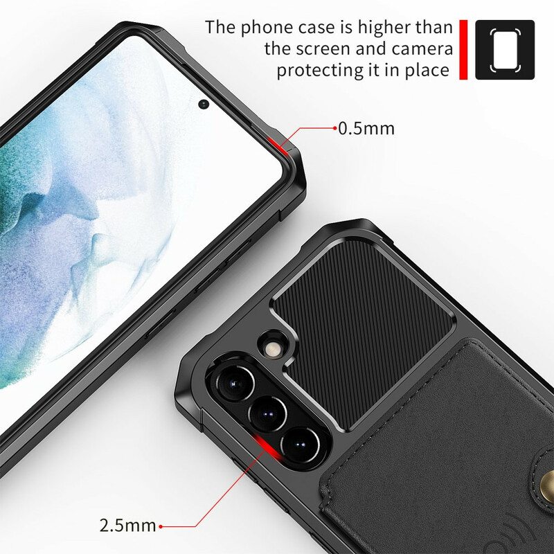Case Samsung Galaxy S21 FE Suunnittelijan Korttikotelo