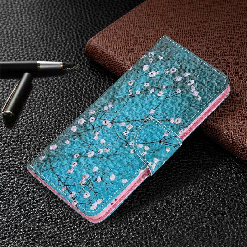 Flip Case Samsung Galaxy S21 FE Kukkapuu