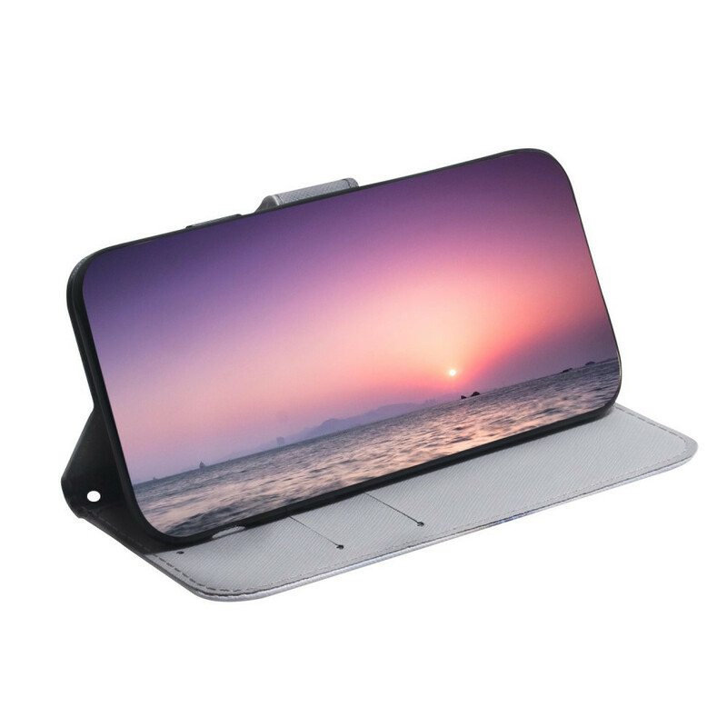 Flip Case Samsung Galaxy S21 FE Kukkiva Puun Oksa