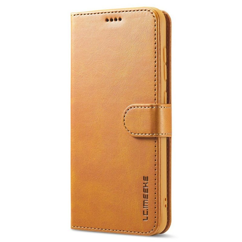 Kotelot Samsung Galaxy S21 FE Lc.imeeke Nahkaefekti