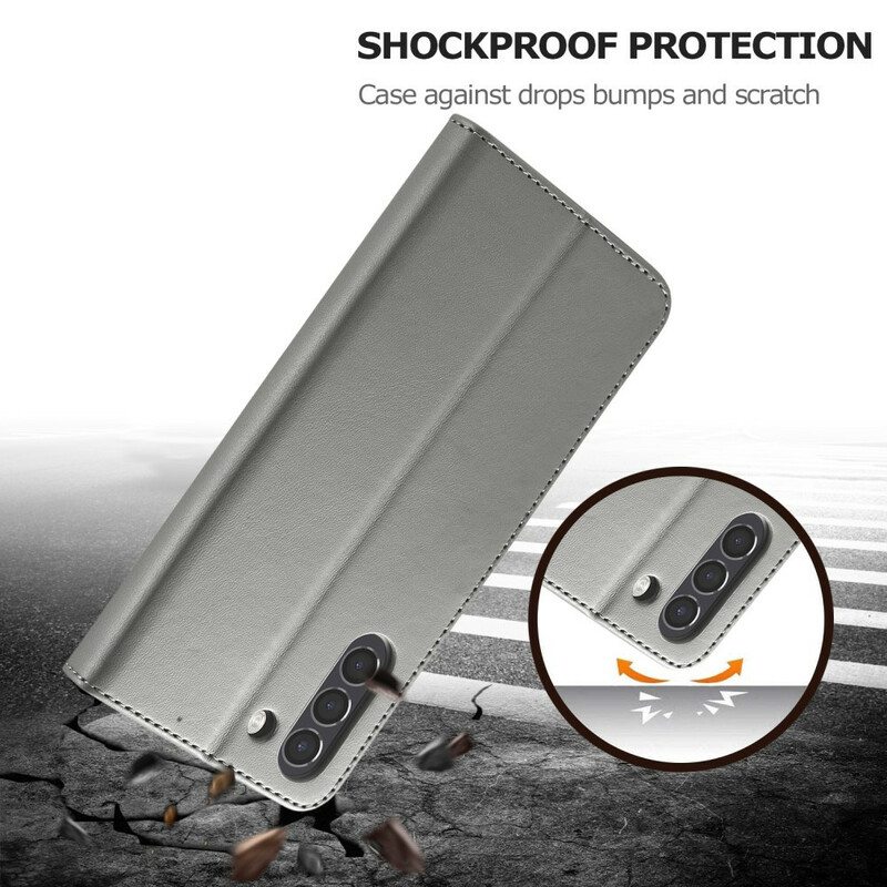 Kotelot Samsung Galaxy S21 FE Lc.imeeke Nahkaefekti
