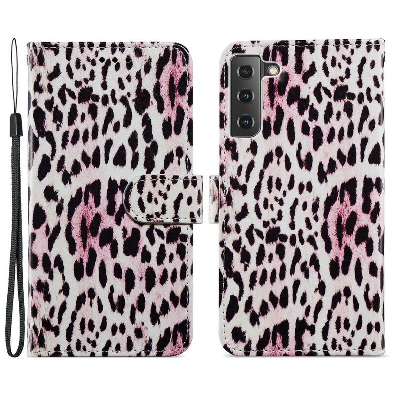 Kotelot Samsung Galaxy S21 FE Leopardi Kuvio
