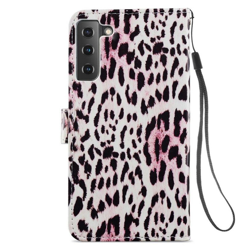 Kotelot Samsung Galaxy S21 FE Leopardi Kuvio
