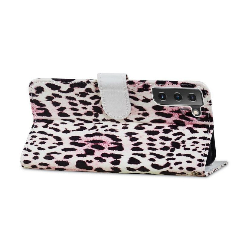 Kotelot Samsung Galaxy S21 FE Leopardi Kuvio