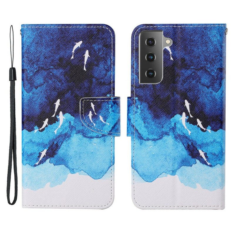 Kotelot Samsung Galaxy S21 FE Meri Remmien Kanssa