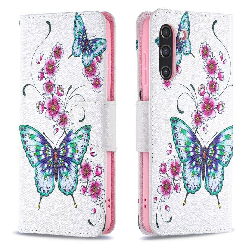 Kotelot Samsung Galaxy S21 FE Upeita Perhosia