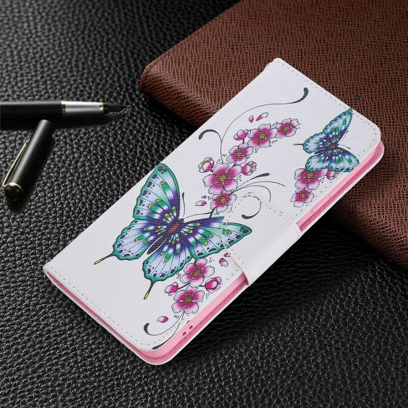Kotelot Samsung Galaxy S21 FE Upeita Perhosia
